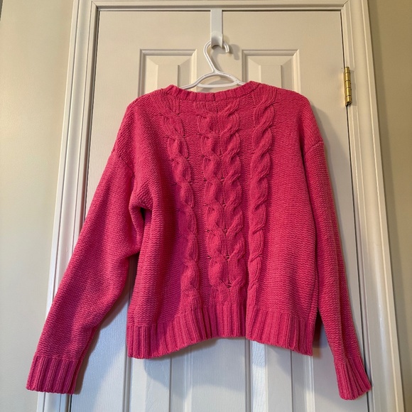 American Eagle Size Medium Pink Sweater - Picture 3 of 4